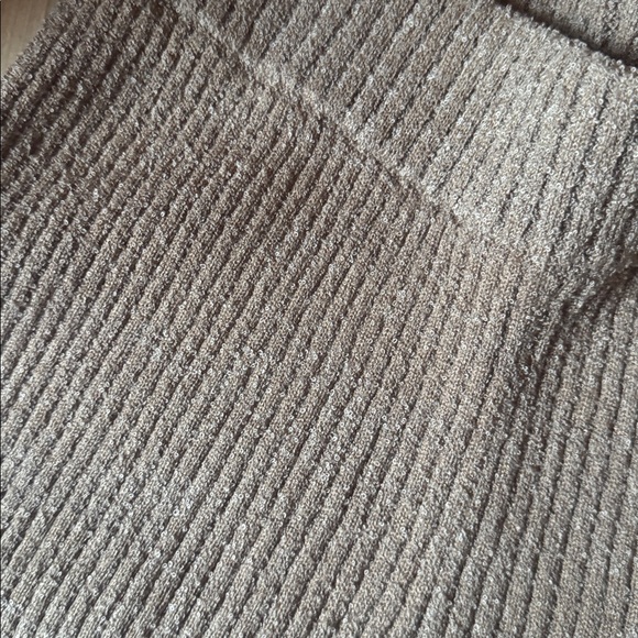 Lovers + Friends Tan Wide Leg Knit Pants - Picture 3 of 4